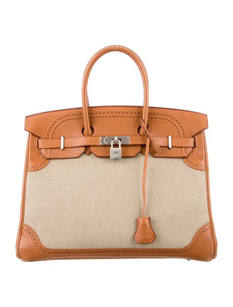 Hermes birkins ghillies